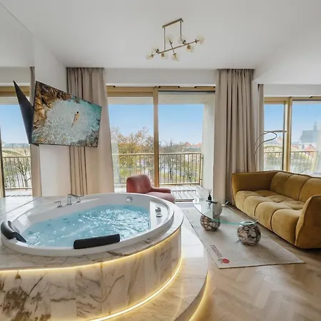 Z Jacuzzi I Widokiem Na Odre - Boulevard Drobnera Вроцлав