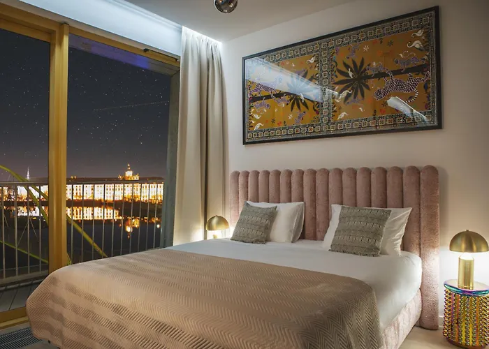 Hotel apartamentowy Z Jacuzzi I Widokiem Na Odrę - Boulevard Drobnera Wrocław