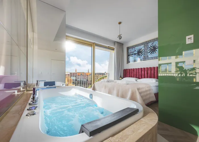 Z Jacuzzi I Widokiem Na Odrę - Boulevard Drobnera 4* Wrocław